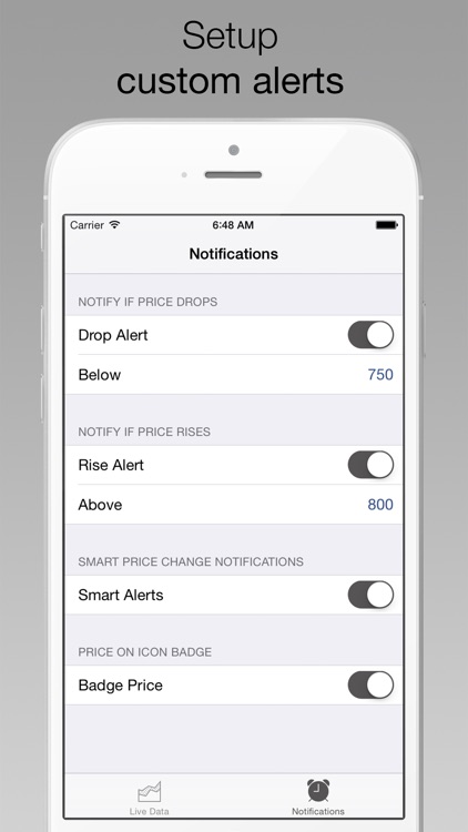 Palladium Price Watch - live spot price on a troy ounce bullion coin icon /w charts, push notifications, custom alerts and more ...