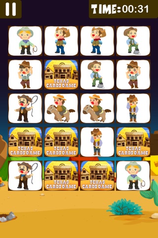 Cowboy Matching Games screenshot 2
