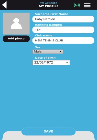 YesWeScore Padel screenshot 3