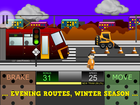 Tram Simulator 2D Premium - City Train Driver - Virtual Pocket Rail Driving Game для iPad