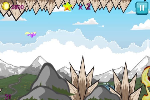 Little Flying Unicorn Dash: My Pony & Dragons Battle 2 screenshot 2