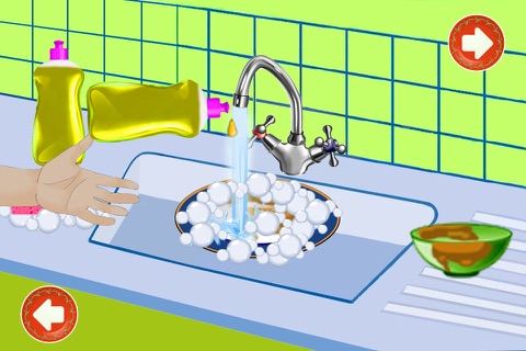 Washing dishes girls games screenshot 4