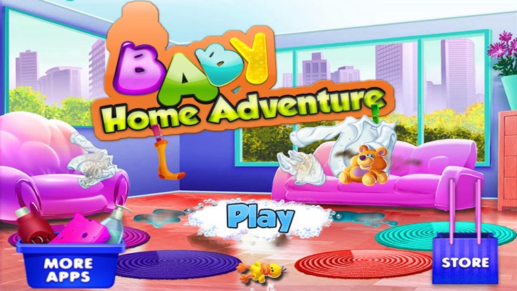 Baby Home Adventure – Free fun newborn baby care and washing cleaning game