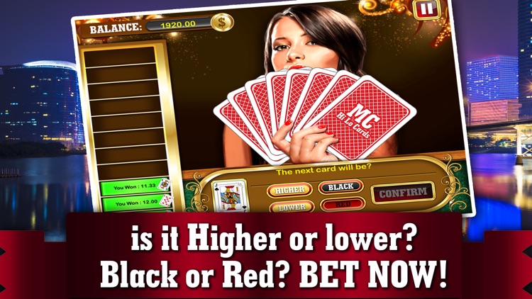 Macau Hi-lo Cards FREE - Live Addicting High or Lower Card Casino Game