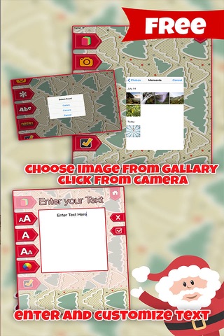 Christmas greeting cards Maker - Free Greeting Cards screenshot 3