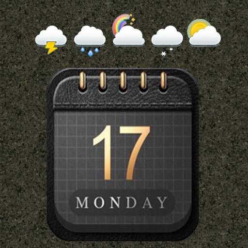 Diary, Planner, Weather Desktop Station icon