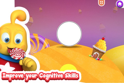 Candy Bricks - Shape Building Jigsaw Puzzle for Toddlers in Preschool, Kindergarten & 1st Grade FREE screenshot 2