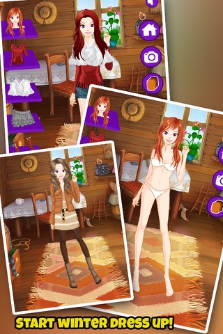 Winter Teen Dress up - Make yourself Look Stylish screenshot 2