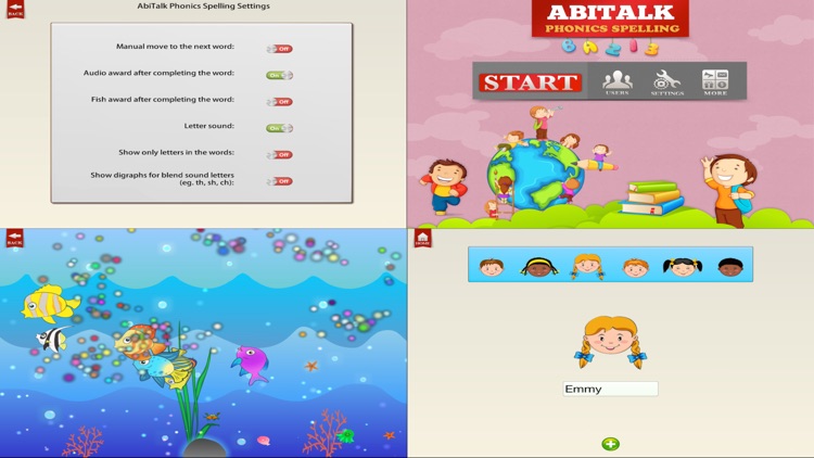 ABC Phonics Spelling - short vowels, consonants, beginning sound, ending sound, digraphs screenshot-3