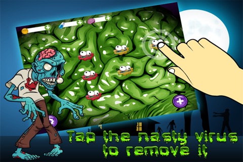 Zombie Virus Blast Pro - Dead Brain Attack Puzzle Mania screenshot 2