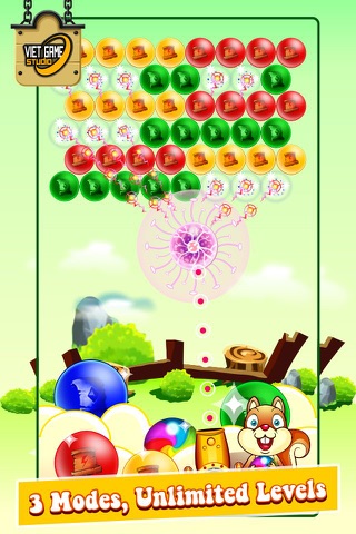 Bubble Shooter IQ Saga HD Pro Edition 2.0 - Egg Shoot Dynomite Jungle Mania Version 3.0 screenshot 3