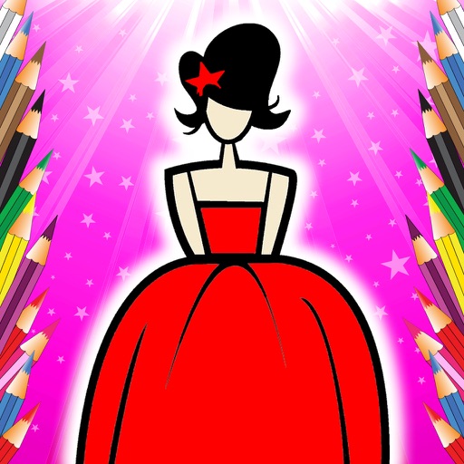 Coloring Book Fashion iOS App