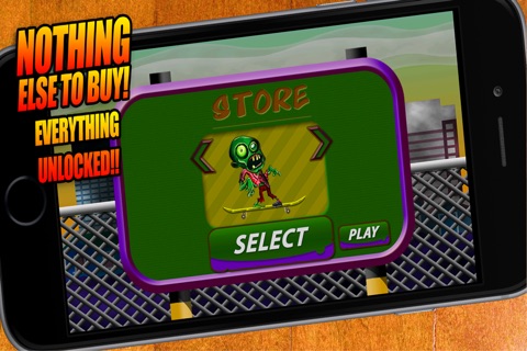 Zombie Skateboarder High School - Life On The Run Surviving The Fire - For Kids! screenshot 3