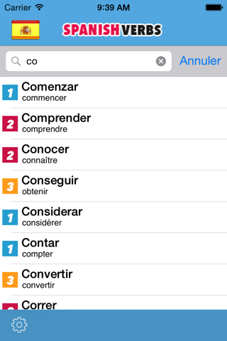 spanish verbs Free ! screenshot 2