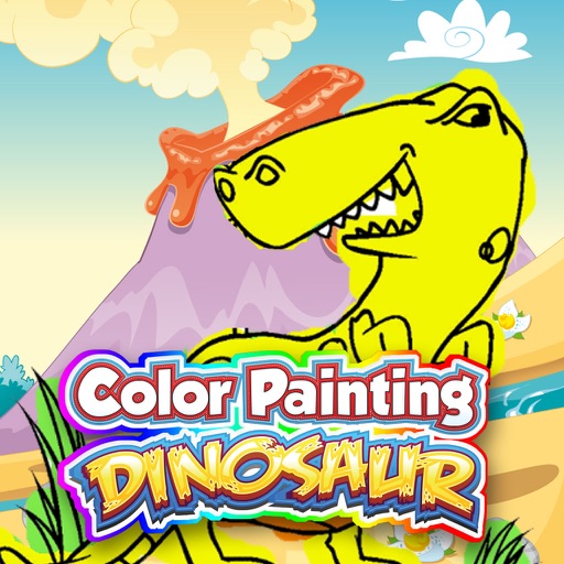 Dino Color Painting Game For The Good Dinosaur Version icon
