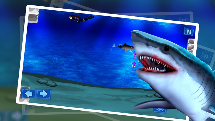 Shark Winter Emergency : The Ocean Underwater Fish Attack For Food - Free screenshot-4