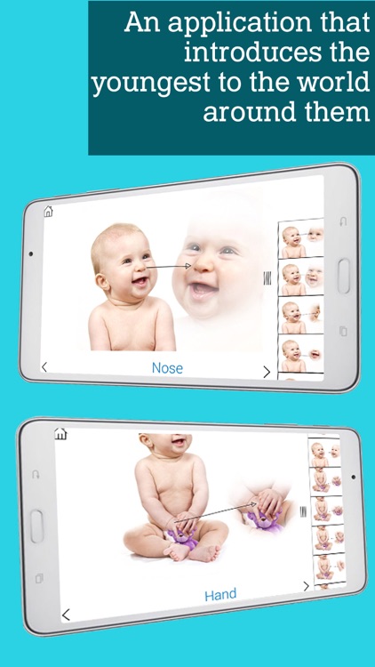 My Body Guide for Kids, Montessori app to teach human body parts in interactive way