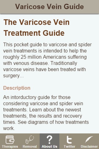 Varicose Vein Guide screenshot 2