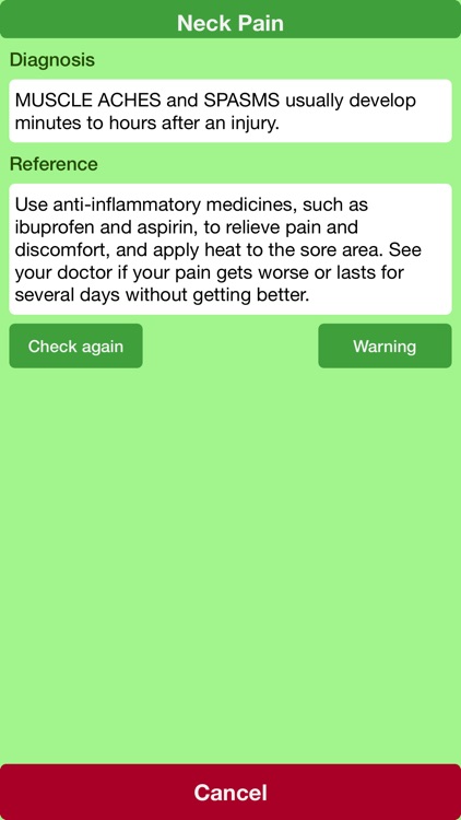 Check Your Symptoms