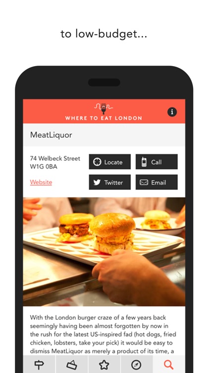 Where to Eat London 2015
