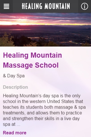 Healing Mountain Massage School screenshot 2