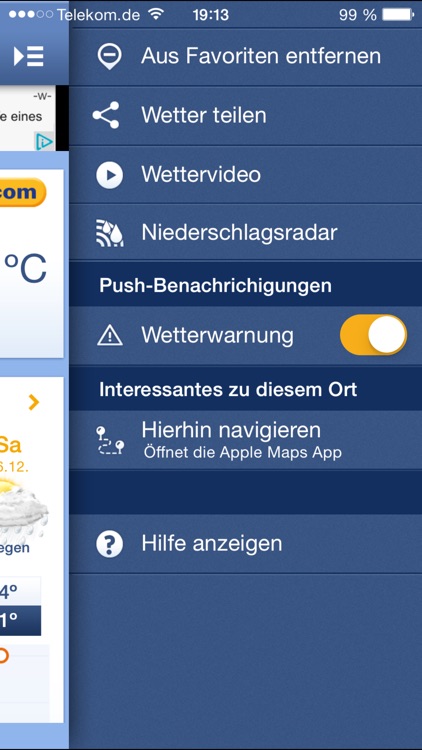 wetter.com - Alte App screenshot-4