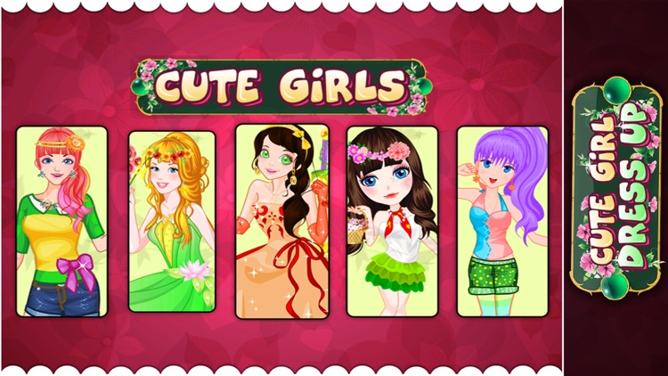 Cute Girl Dress Up : The Game for Girls Make Up,Salon,Fashion,Makeover