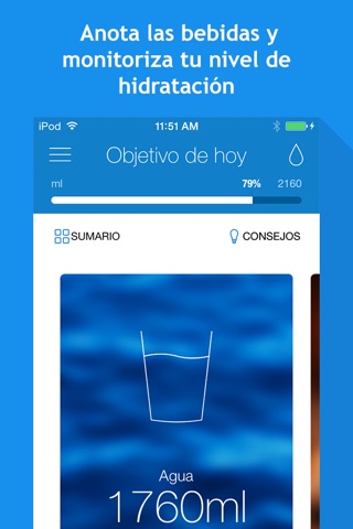 Water Balance: hydration and drinking tracker with goals and reminders screenshot 3