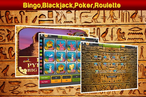 Pharaoh Pyramid Slots - Big Daily Jackpots screenshot 3