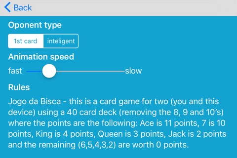 Jogo da Bisca screenshot 2