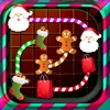 A cute christmas character flow free brain puzzle game:Connect your xmas heroes