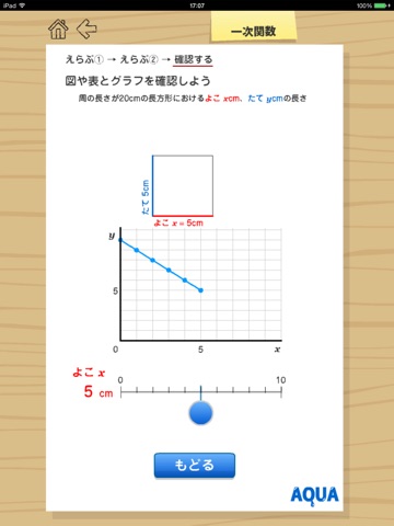 一次関数 さわってうごく数学「AQUAアクア」のおすすめ画像2