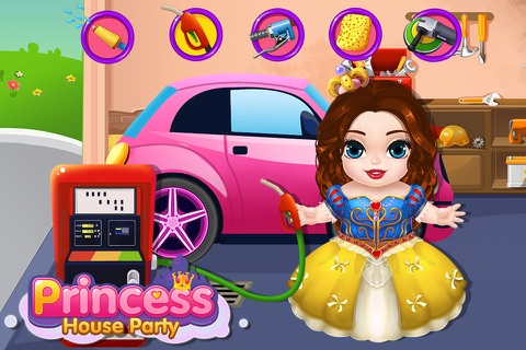 Princess Palace Party Salon - Play House Girls Games screenshot 3