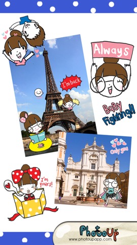 La Pluie Camera by Photoup - Cute Cartoon stickers Decoration - Stamps Frames and Effects Filter photo appのおすすめ画像3