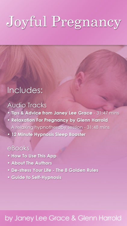 Joyful Pregnancy by Glenn Harrold & Janey Lee Grace: Pregnancy Advice & Self-Hypnosis Relaxation