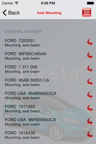 Запчасти Ford Fiesta screenshot 2