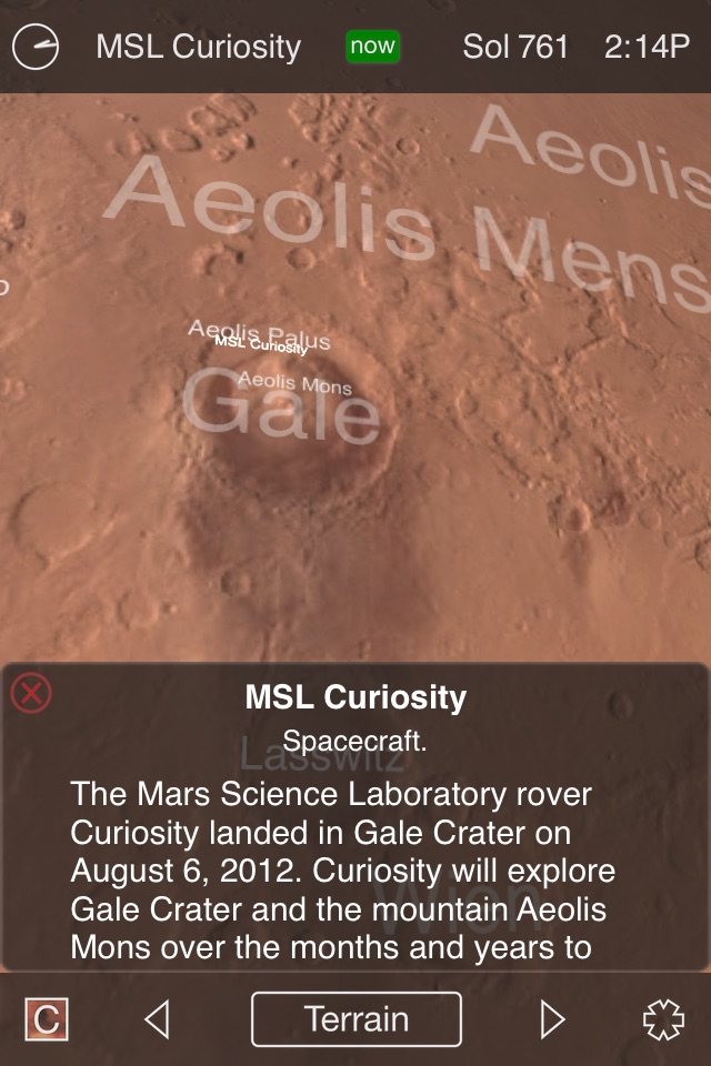 Mars Globe screenshot 2