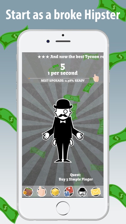 Rich Hipster Tycoon - Make It Rain edition!