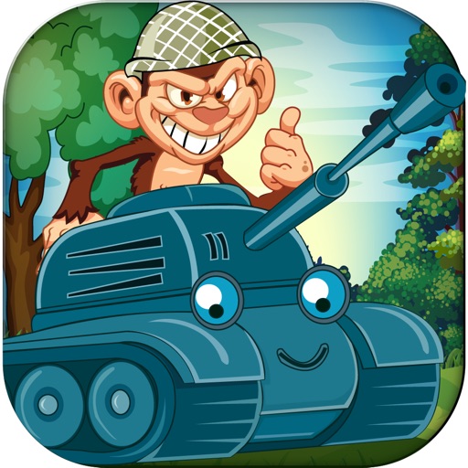 Red Ball Battles - A War Tank Monkey Challenge- Free Icon