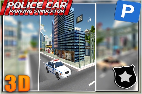 Police Car Parking Simulator 3D - Test your Parking and Driving Skills in a Real City screenshot 3