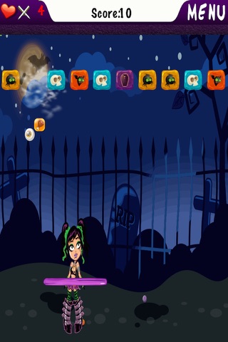 Little Monster Jewel Pop - Cute Vampire Hitting Challenge screenshot 3