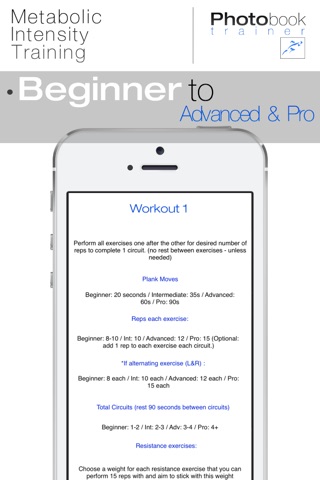 The Ultimate Workout 1 - Personal Fitness Photo Book Trainer screenshot 4