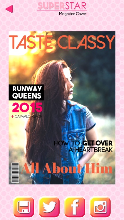 Magazine Cover Superstar - Make Fake Magazines from your Pics and Be on the Front Page screenshot-4