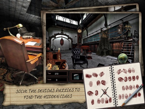 Abandoned Murder Rooms - Hidden Objects screenshot 2