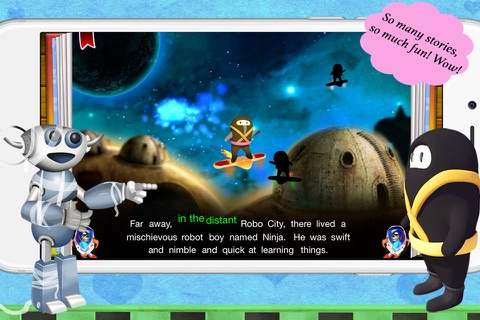 Naughty Ninja Robot by Story Time for Kids screenshot 4