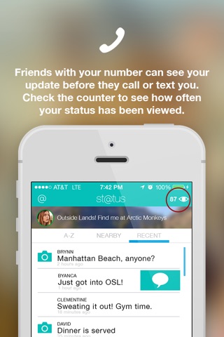 Status - Ultra Simple Social Updates screenshot 3