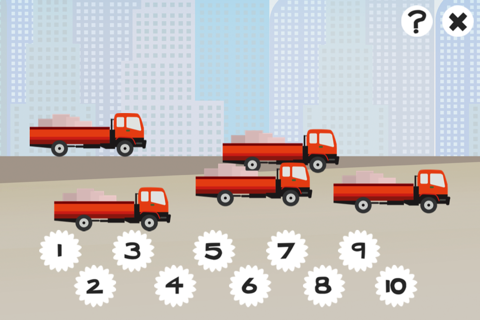 A Builder Counting Game for Children: Learning to count at the construction site screenshot 2
