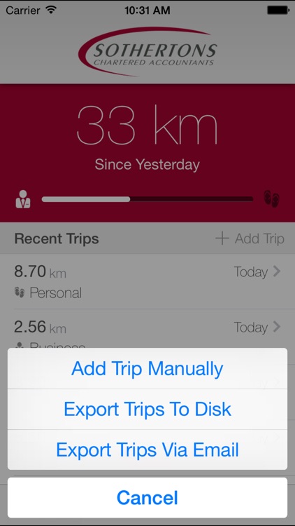 Sothertons TripLogger screenshot-3