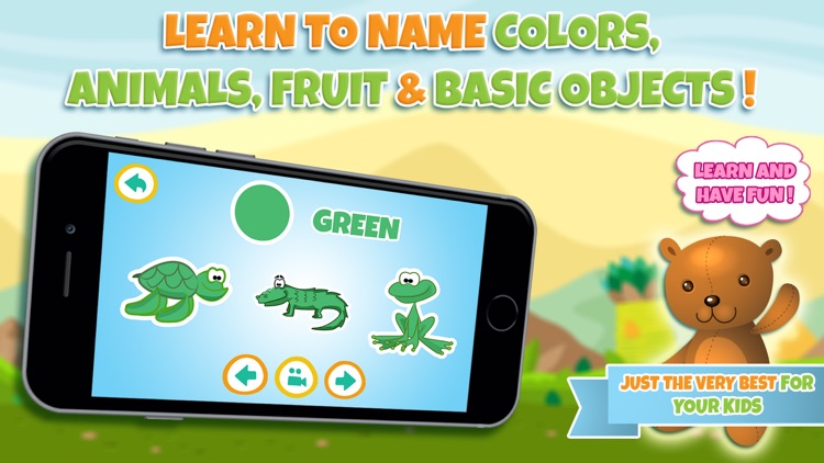 Learn colors - Educational game for toddler kids & preschool children