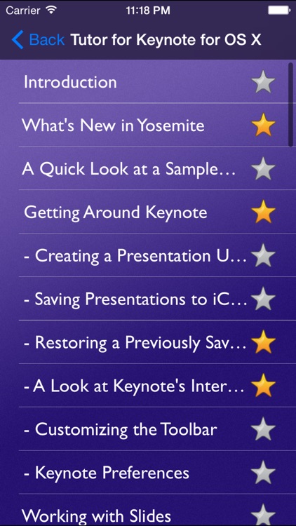 Tutor for Keynote for OS X